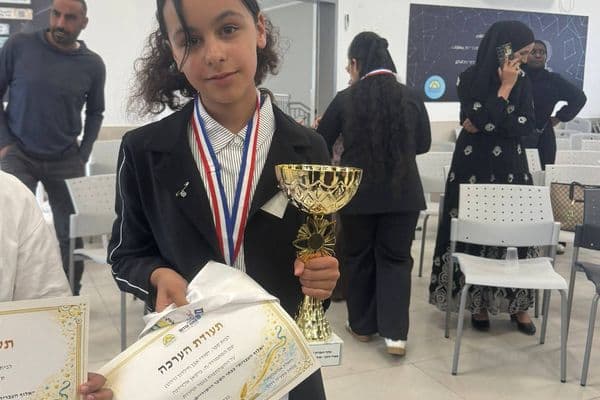 "النقب | إنجاز طلابي مميز لطلاب من رهط وتل السبع في برنامج ‘ألوف العبرية’"