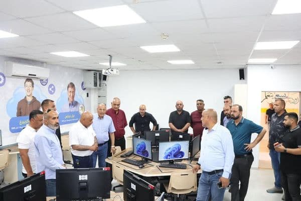 عرعرة النقب | تدشين أكبر مكتبة وقلعة معرفية وتكنولوجية في الثانوية الشاملة بدعم المجلس المحلي"
