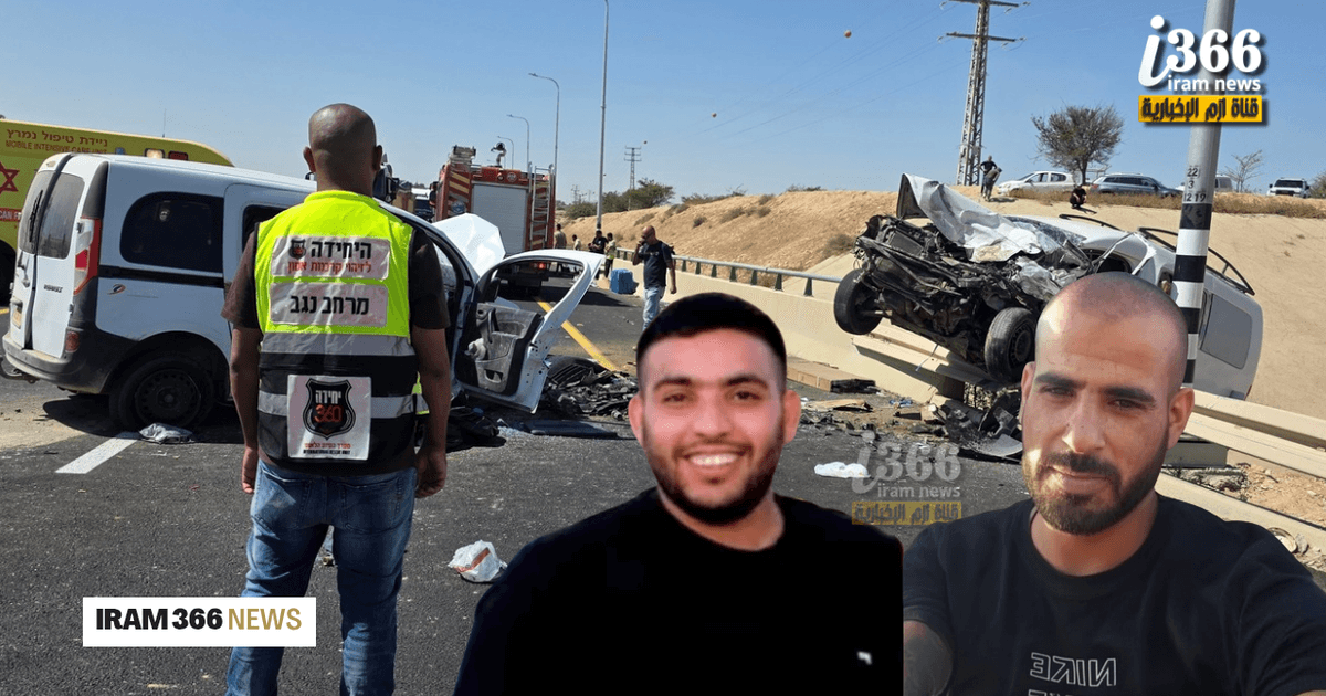 بالقرب من قرية الترابين | مصرع أمين الترابين وعبود الترابين في حادث تصادم على شارع 310