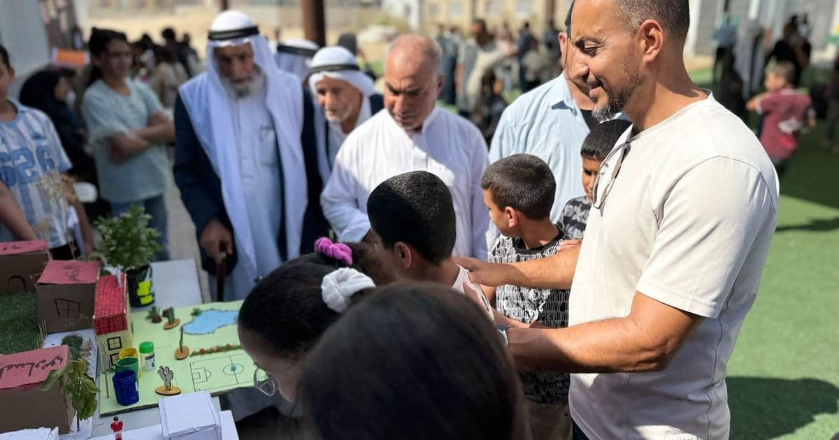 كسيفة | يوم البيئة يجمع الطلاب والجيل الذهبي في مدرسة تل الملح الابتدائية