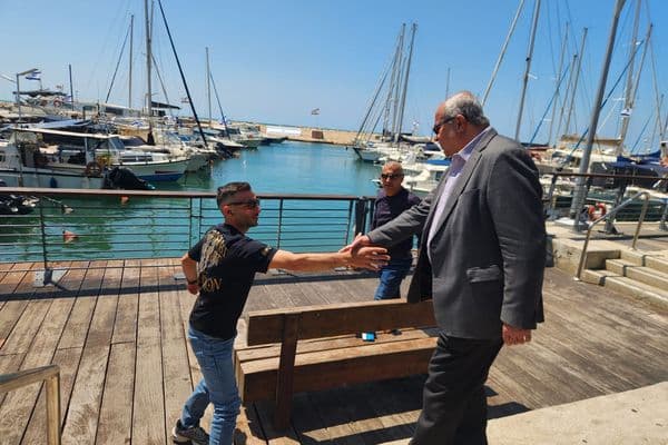 الطيبي وبن سعيد يزوران ميناء يافا