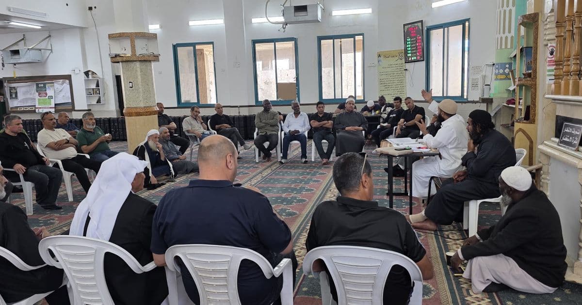 رهط: اجتماع وتجهيز حجاج بيت الله الحرام في مسجد بلال