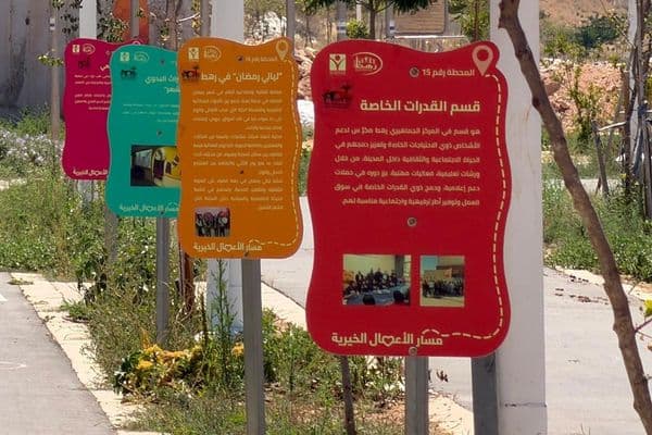 افتتاح مسار الأعمال الخيرية في رهط محطة دائمة لترسيخ ثقافة العطاء والعمل المجتمعي